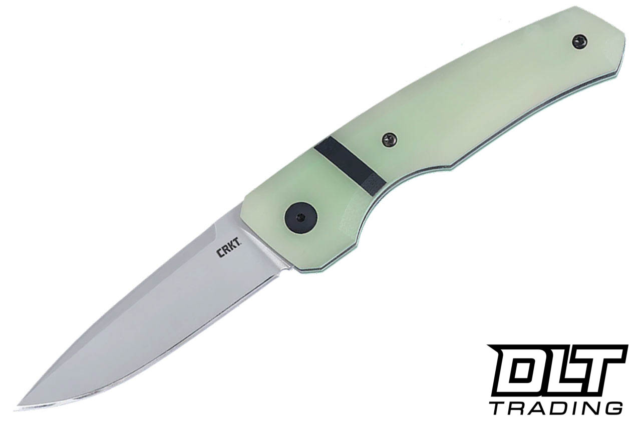 CRKT Michaca Auto - Jade G-10 - Bead Blasted MagnaCut Blade - DLT