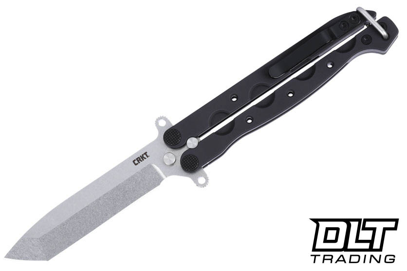 CRKT M16-02BALI - Black Aluminum - Stonewash MagnaCut Blade - DLT