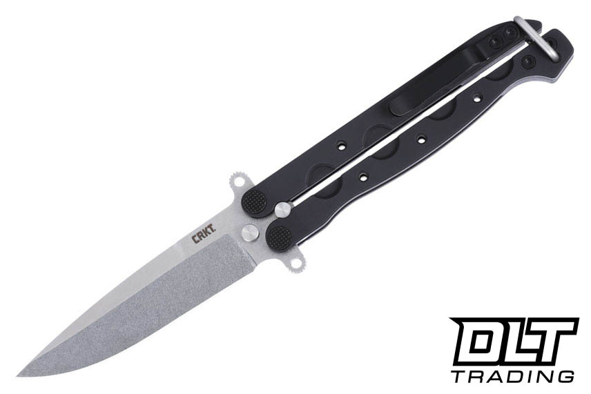CRKT M16-03BALI - Black Aluminum - Stonewash MagnaCut Blade - DLT