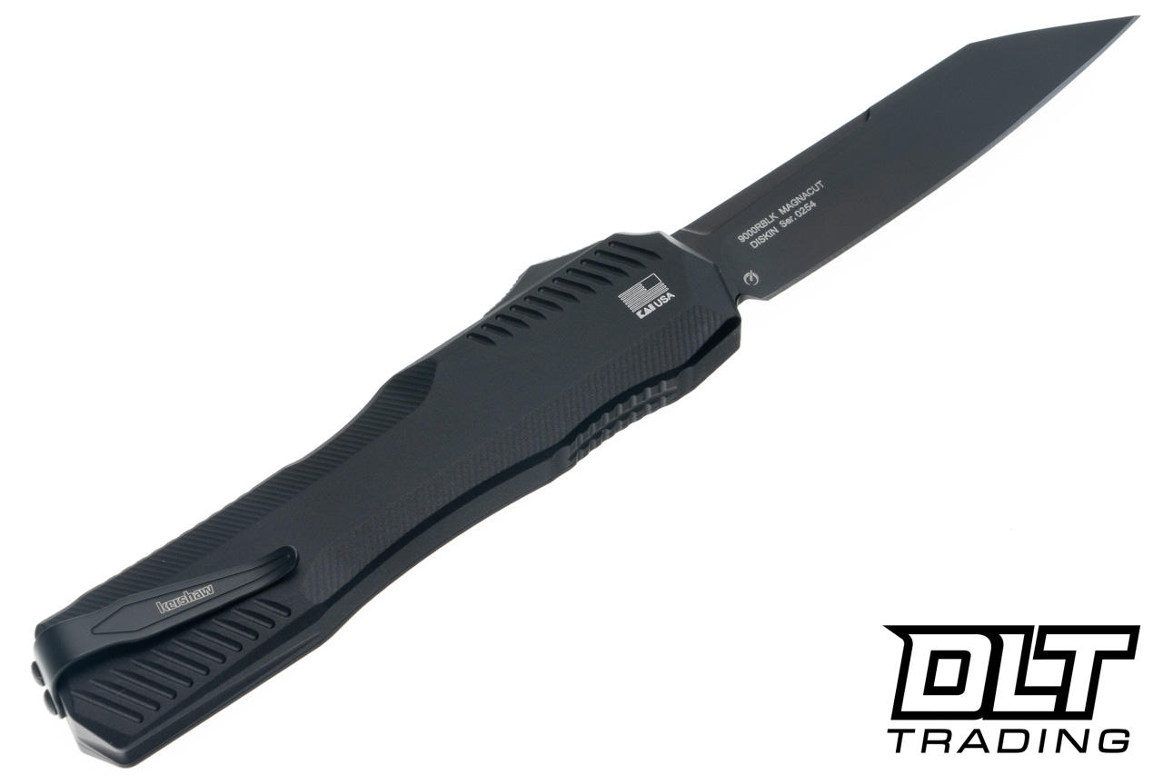 Kershaw Livewire 9000RBLK - Black Aluminum - Reverse Tanto Black