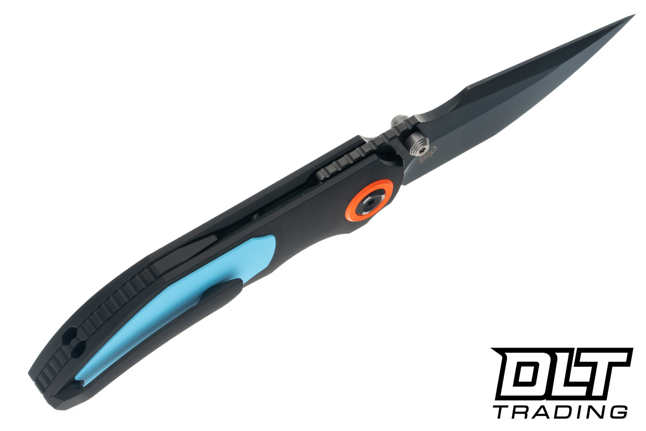Poikilo Blade CK Casque - Black DLC Titanium - Teal Inlay