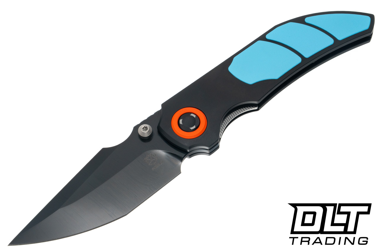 ホクセイモデル　マクロバットEPPv2 Poikilo Blade CK Casque - Black DLC Titanium - Teal Triple Inlay
