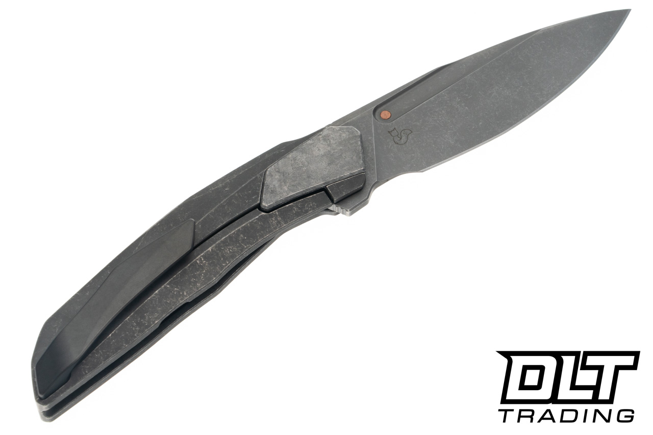 Poikilo Blade VK Flow S2 - Dark Stonewash Titanium Handle - Silver