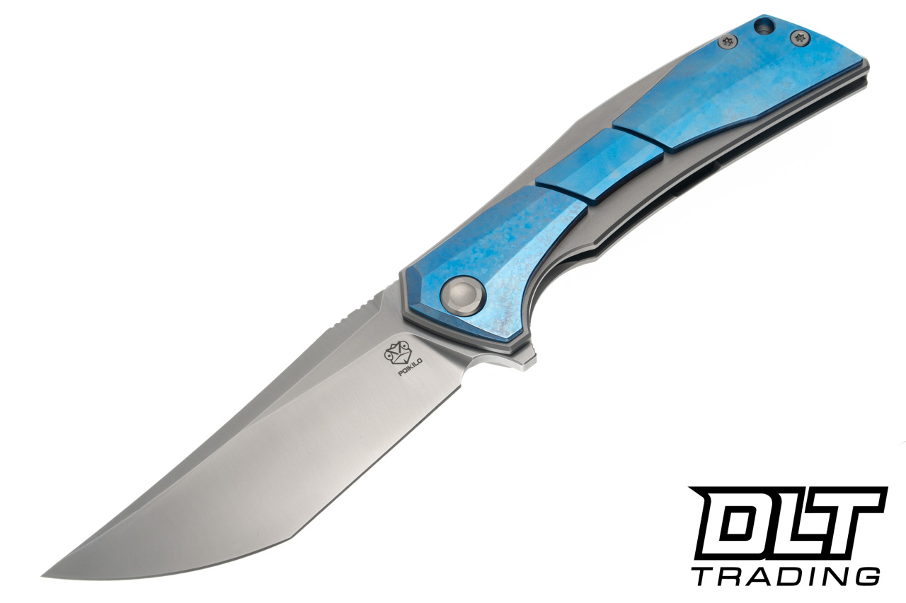 paindek　武蔵filsホイロ Poikilo Blade Anolis - Blue Crystalized Titanium - Pearlescent