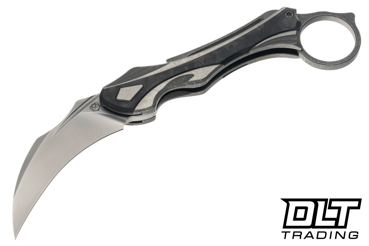 Poikilo Blade Thorny Devil - Two Tone Titanium - Black FatCarbon