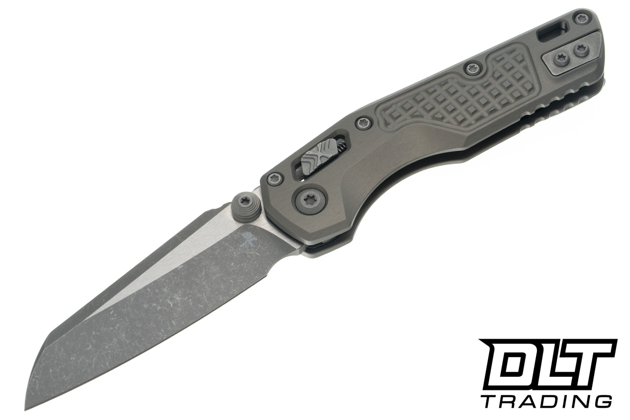 Microtech MSI Mini - Natural Clear Frag Handle - Apocalyptic Blade