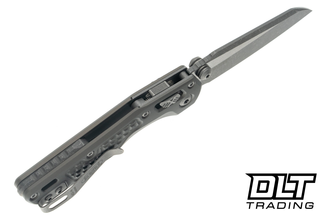 Microtech MSI Mini - Natural Clear Frag Handle - Apocalyptic Blade