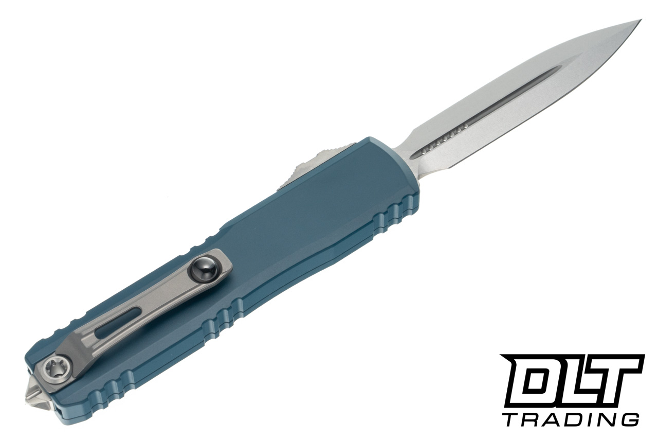 Microtech Ultratech Gen IV D/E - Deep Ocean Handle - Stonewashed
