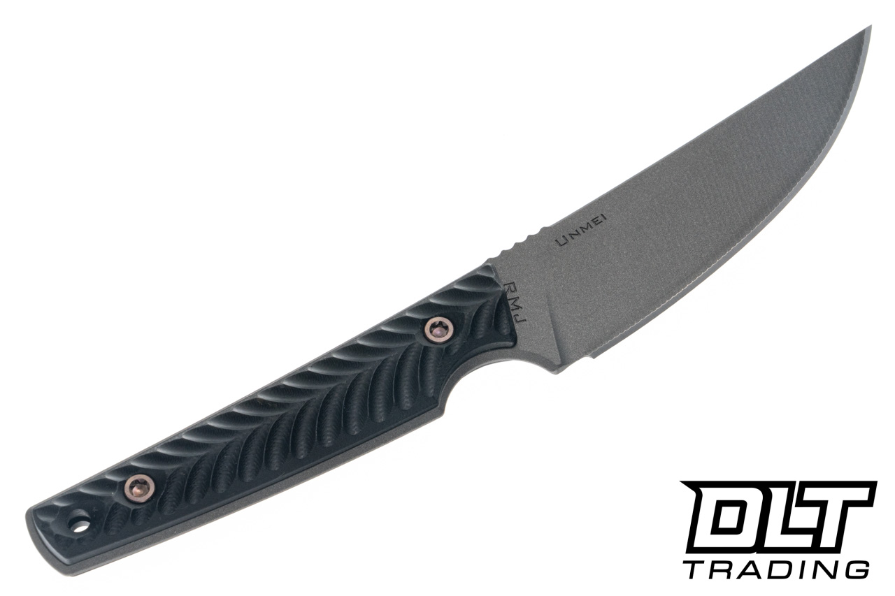 RMJ Tactical Unmei MagnaCut - Tungsten Cerakote - Black G-10 - DLT
