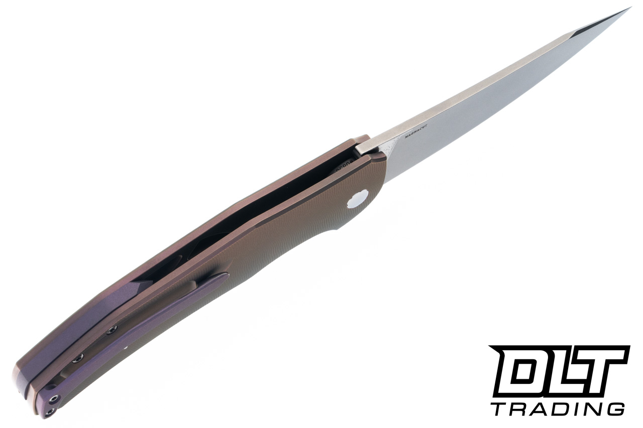 Herman Ishtar - Pink Titanium - Rock Pattern Inlay - Shiny