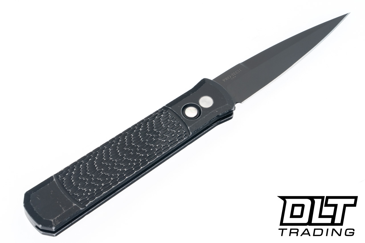 Pro-Tech Godfather Leftie - Battleworn Black Jigg Textured