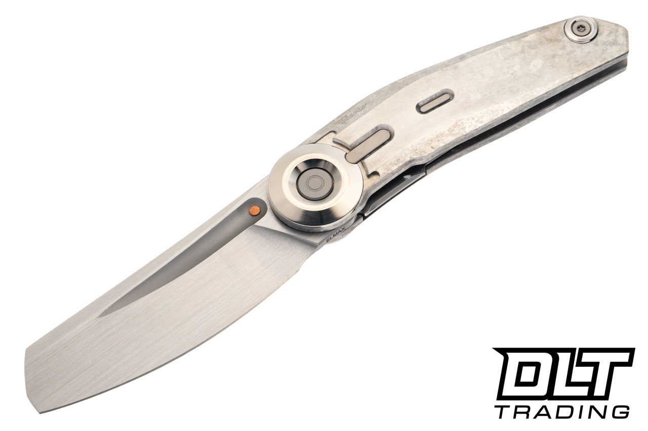 Reate Vulpex VK-CLU Elmax Hand Rubbed Blade - Crystalized Gray