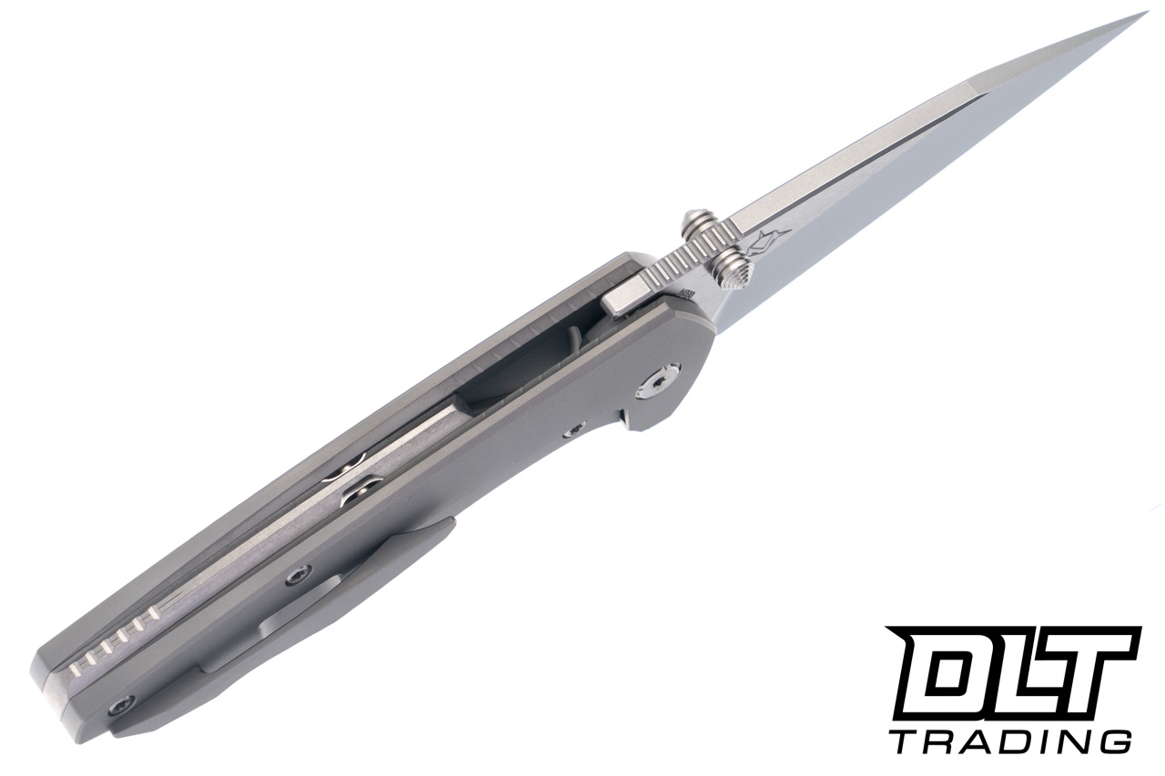 カナリィ Koenig Mini Goblin - Smooth Blasted Titanium - Burnished M390