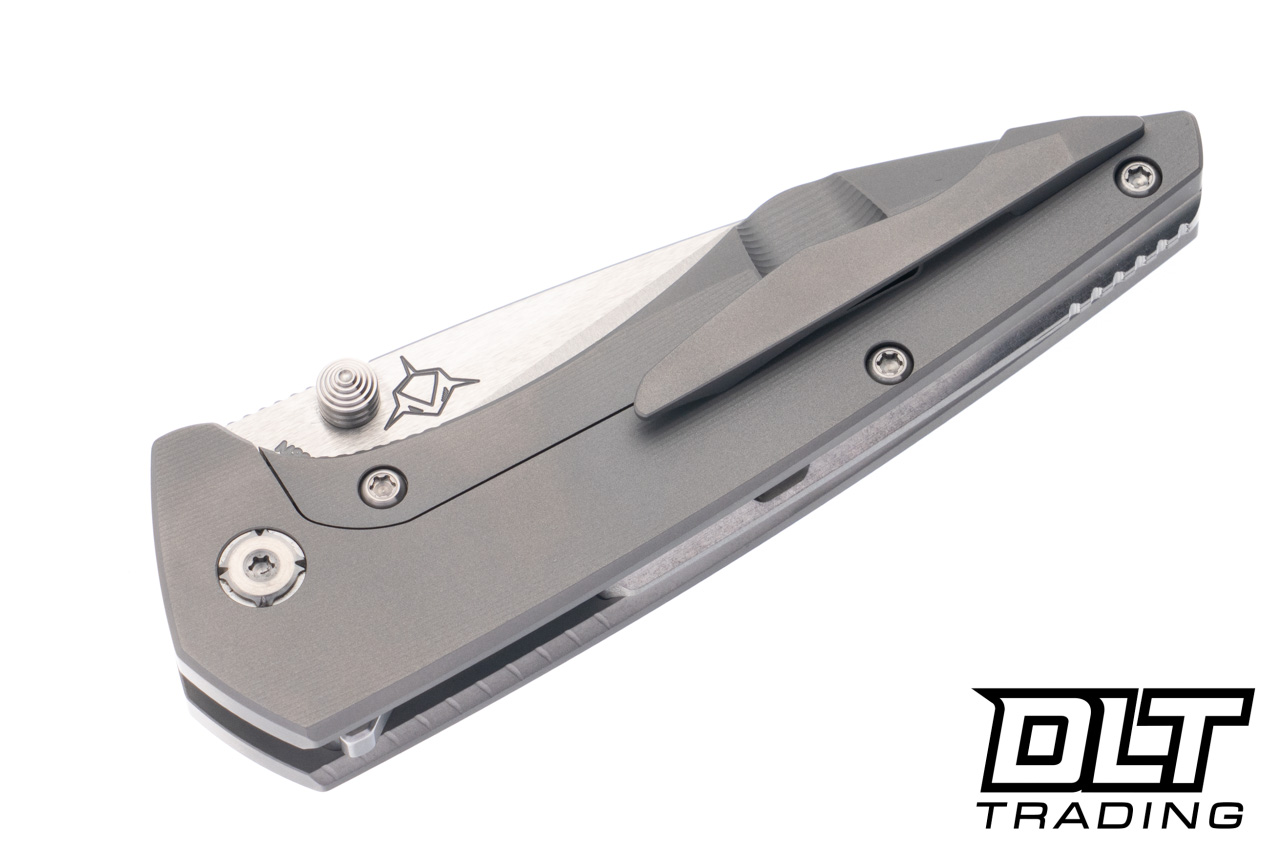 Koenig Mini Goblin - Smooth Blasted Titanium - Burnished M390