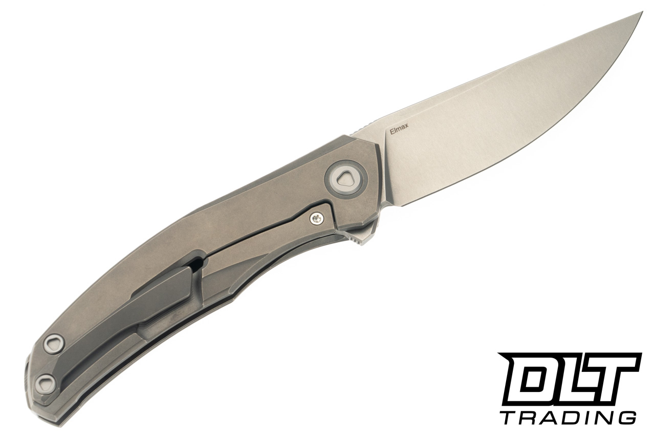 Shirogorov Q95 Ursus MRBS - Titanium - Stonewashed Elmax Blade