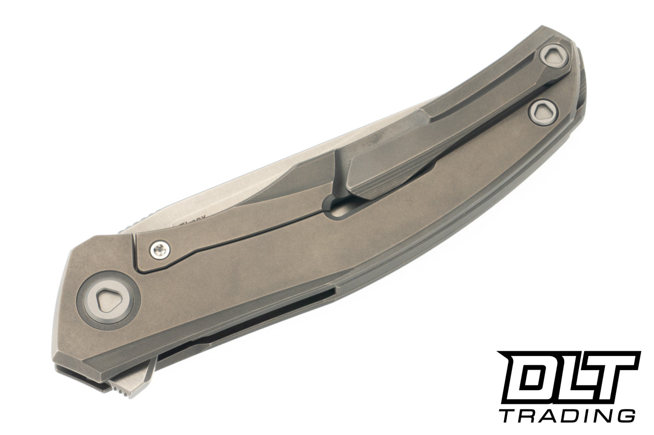 Shirogorov Q95 Ursus MRBS - Titanium - Stonewashed Elmax Blade