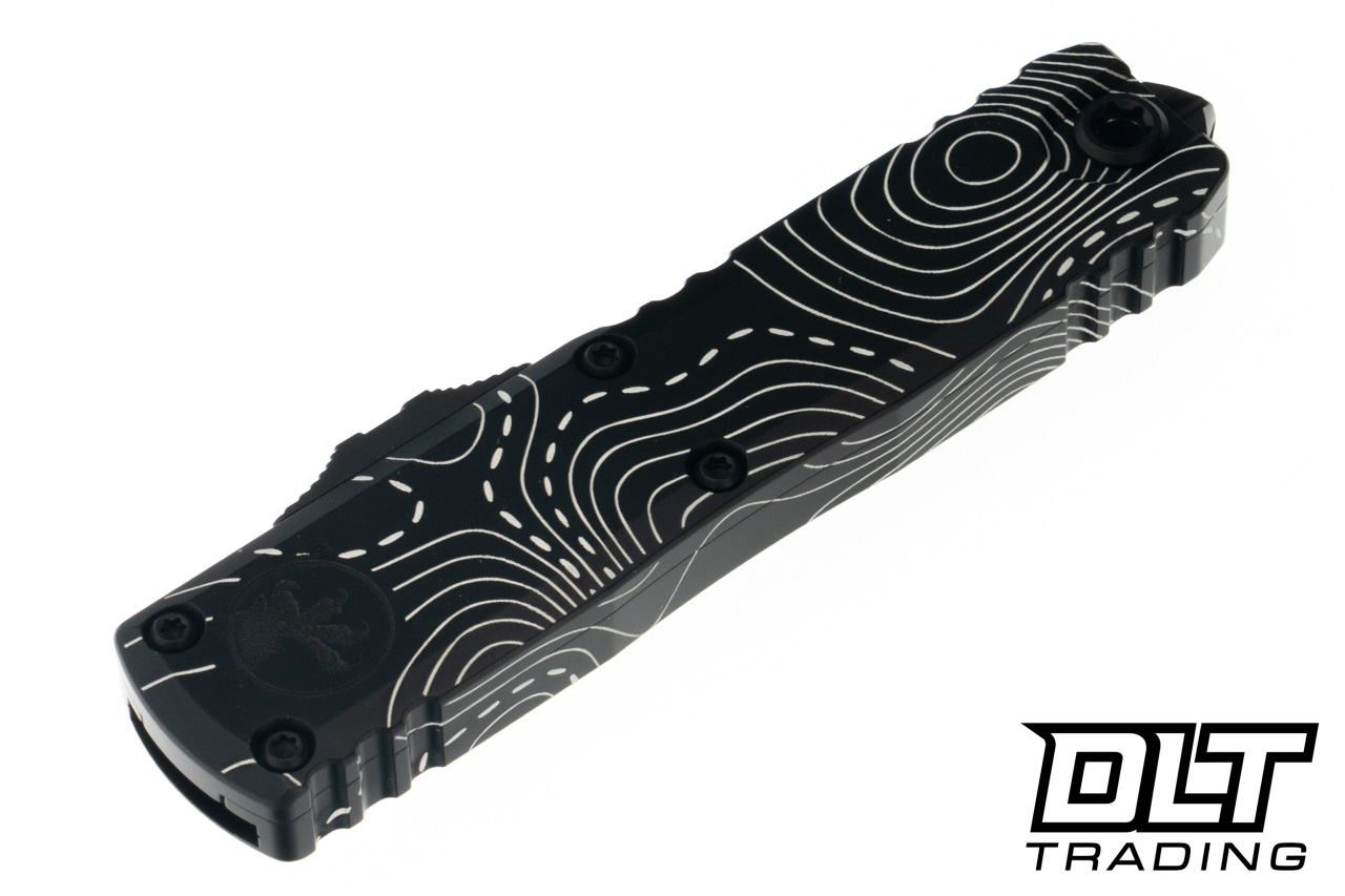 Microtech UTX-85 Gen IV - Topographic Handle - Black Blade - 12334