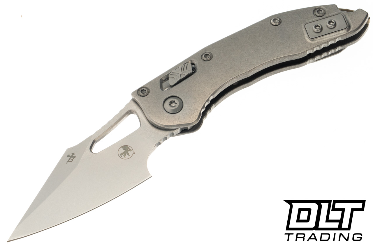 Microtech Mini Stitch Ram-Lok - Stonewash Titanium - Stonewashed
