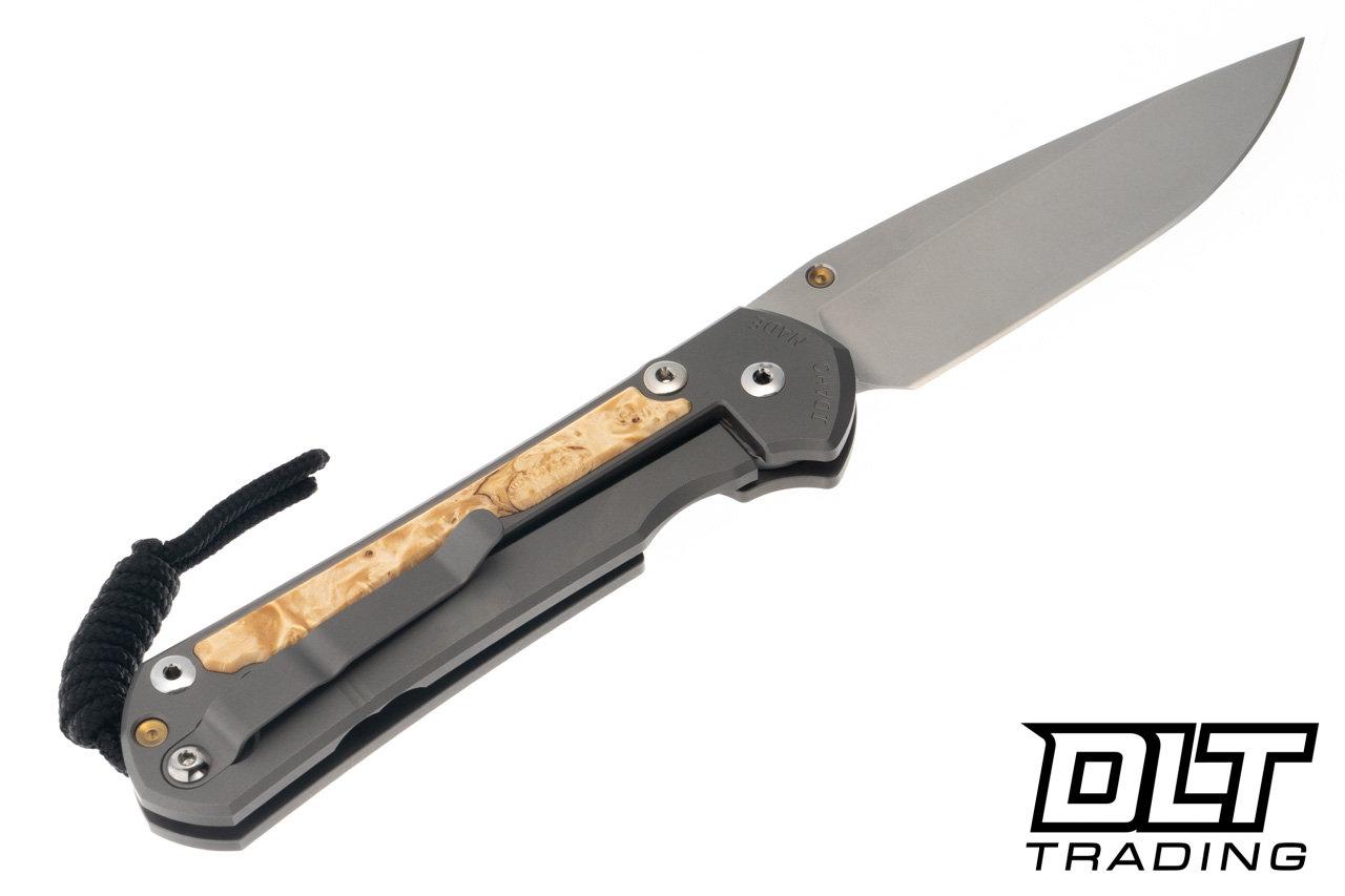 Chris Reeve Large Sebenza 31 - Box Elder Inlay - #104 - DLT Trading