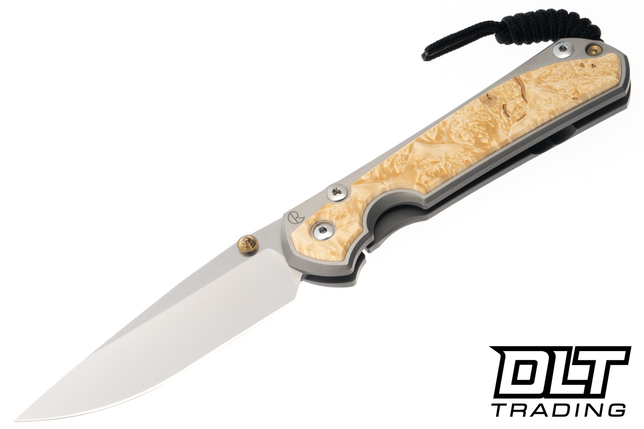Chris Reeve Large Sebenza 31 - Polished Titanium & Blade - Box
