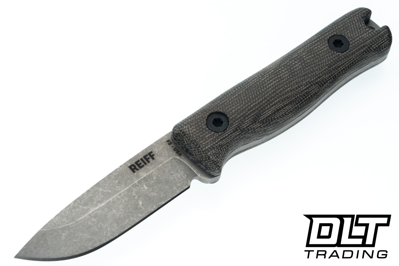 Reiff F3 - Saber - Stonewashed MagnaCut Blade - Green Canvas