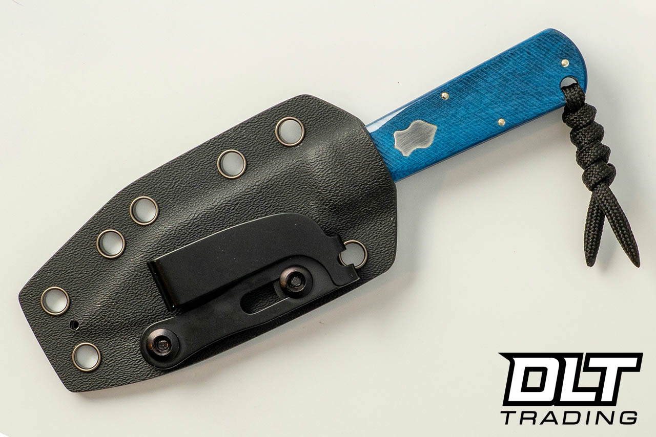 Jack Wolf Knives Gateway FIXedc - Sawcut Blue Bone - DLT Trading