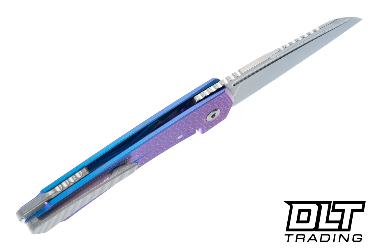 MachineWise Mojave - Blurple Turtle Titanium - Stonewash S90V