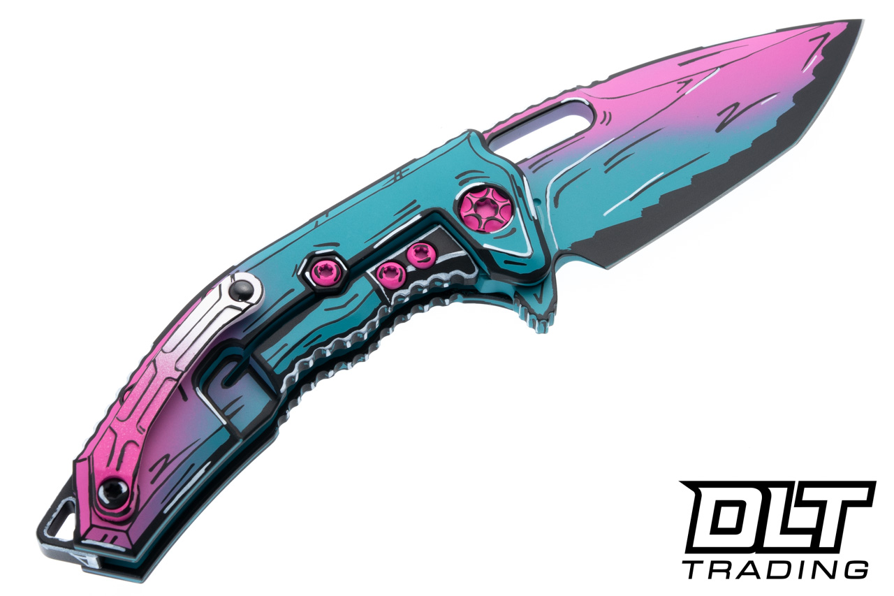 Heretic Medusa Manual Tanto - Miami Vice Cel Shading - DLT Trading