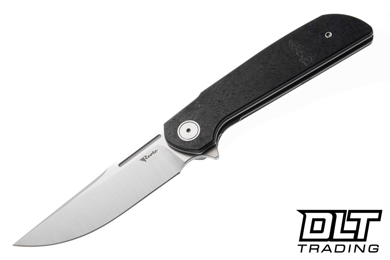 Reate Remedy - Satin Elmax Blade - Black FatCarbon Glass - DLT Trading