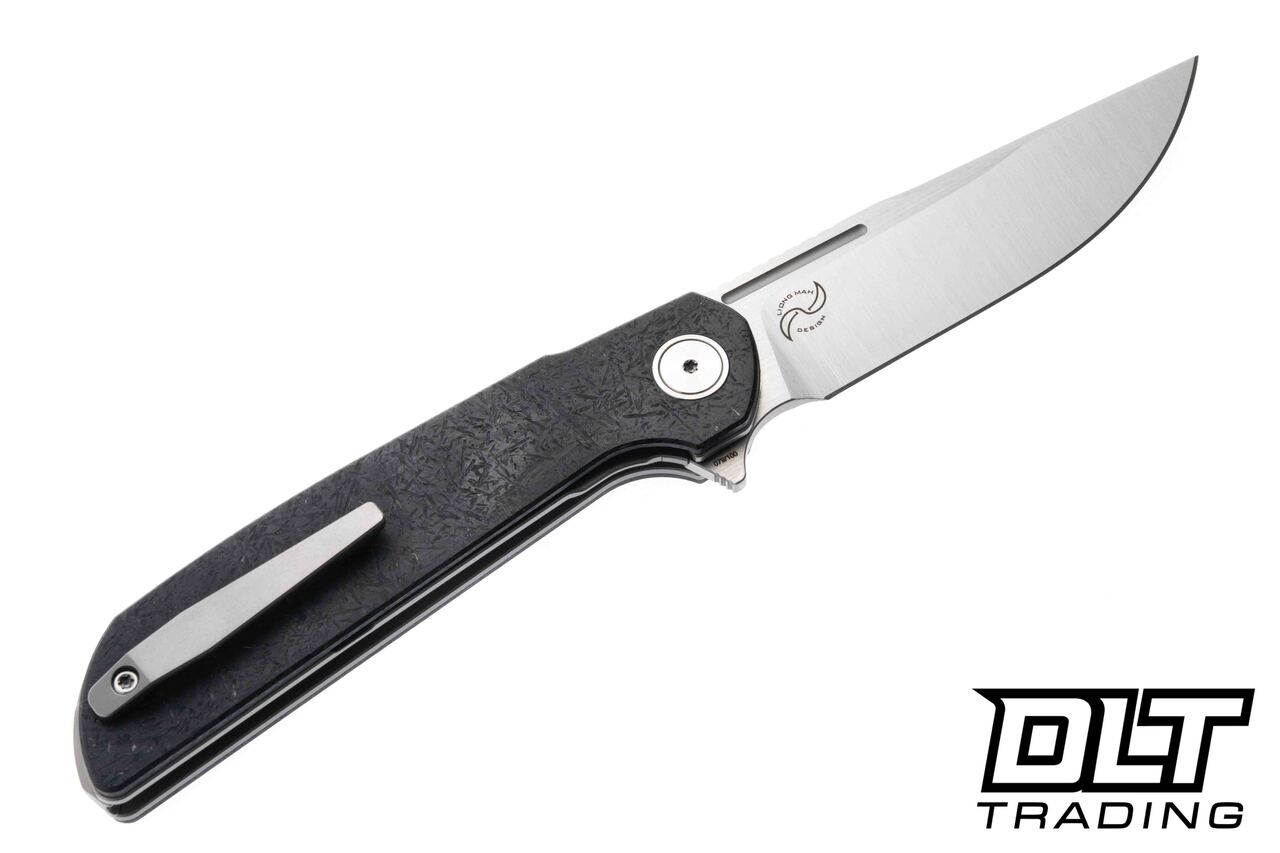 Reate Remedy - Satin Elmax Blade - Black FatCarbon Glass - DLT Trading