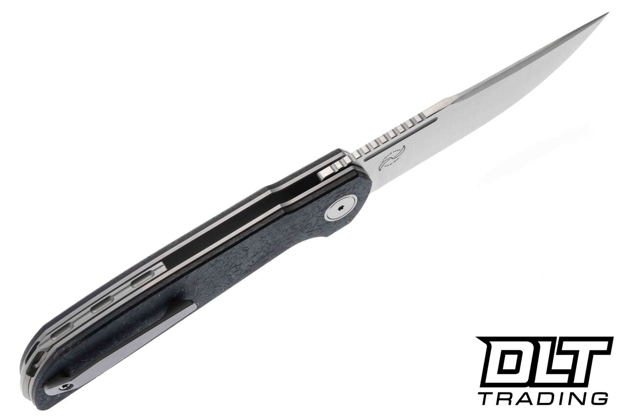 Reate Remedy - Satin Elmax Blade - Black FatCarbon Glass - DLT Trading