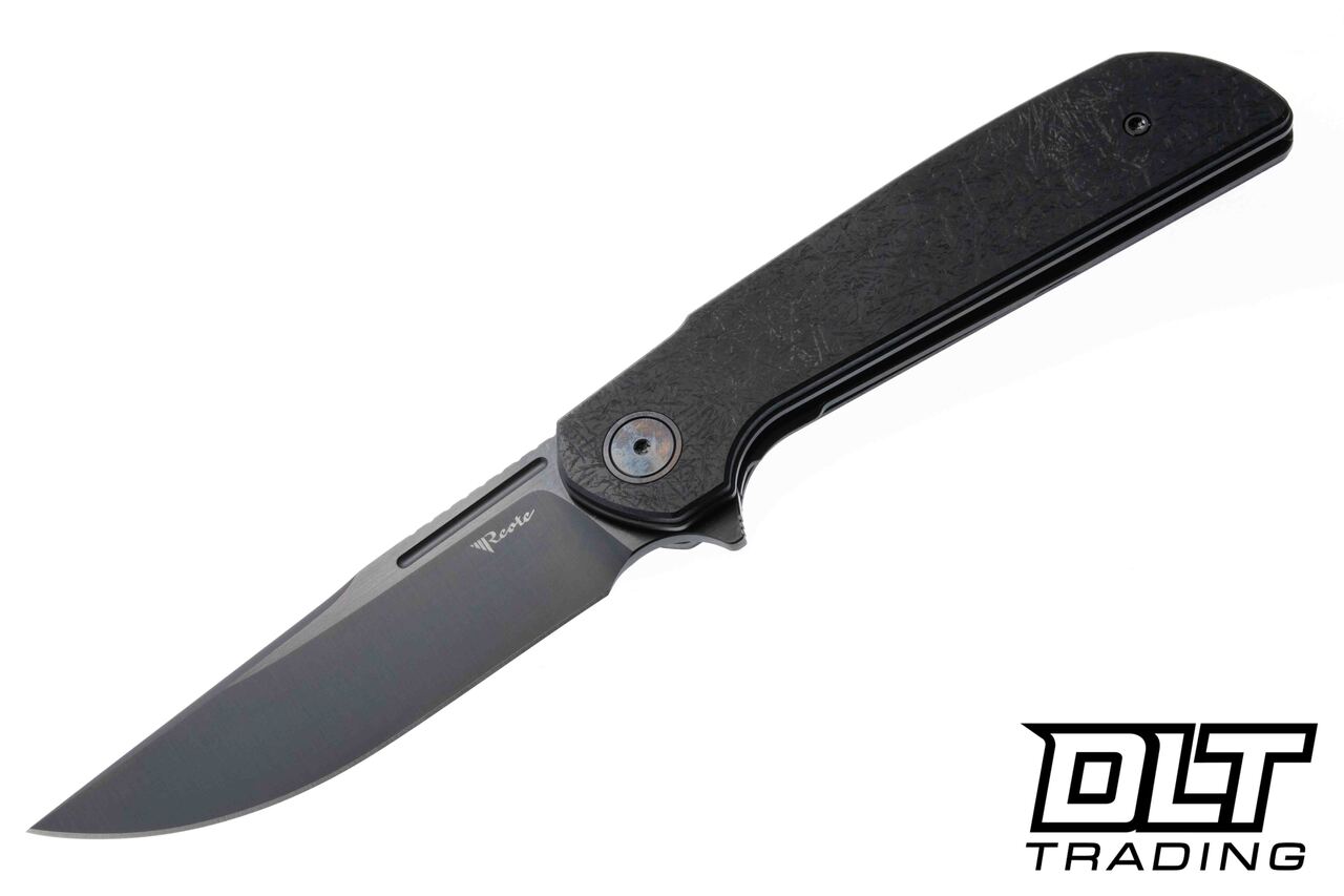 Reate Remedy - Satin DLC Elmax Blade - Black FatCarbon Glass - DLT