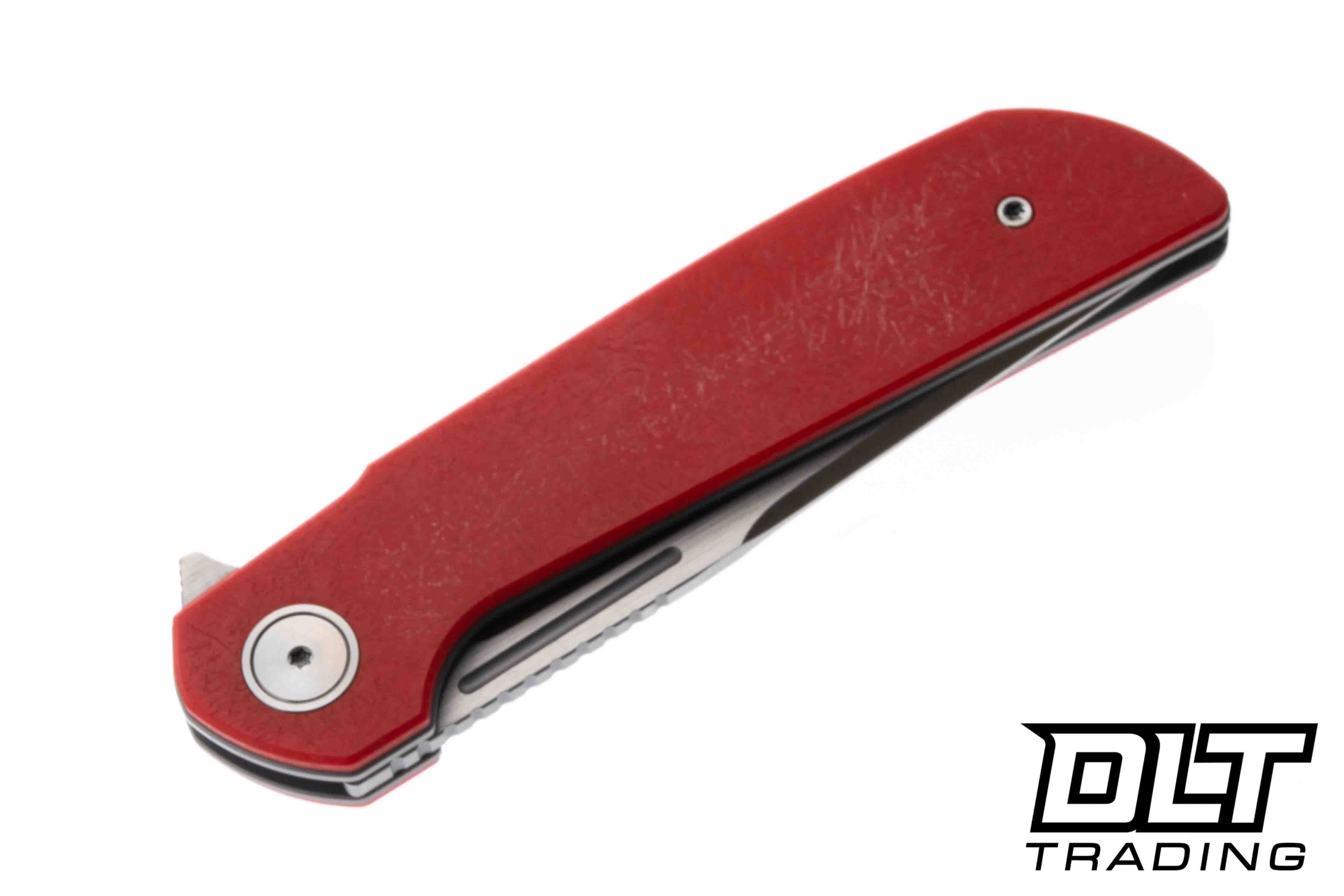 Reate Remedy - Satin Elmax Blade - Red FatCarbon Glass - DLT Trading