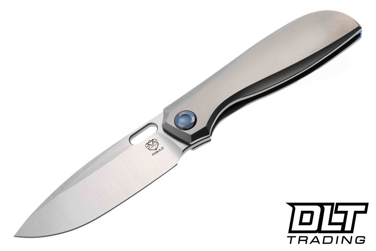 paindek　武蔵filsホイロ Poikilo Blade Gecko WS1 - Pearlescent Titanium - Blue Accents