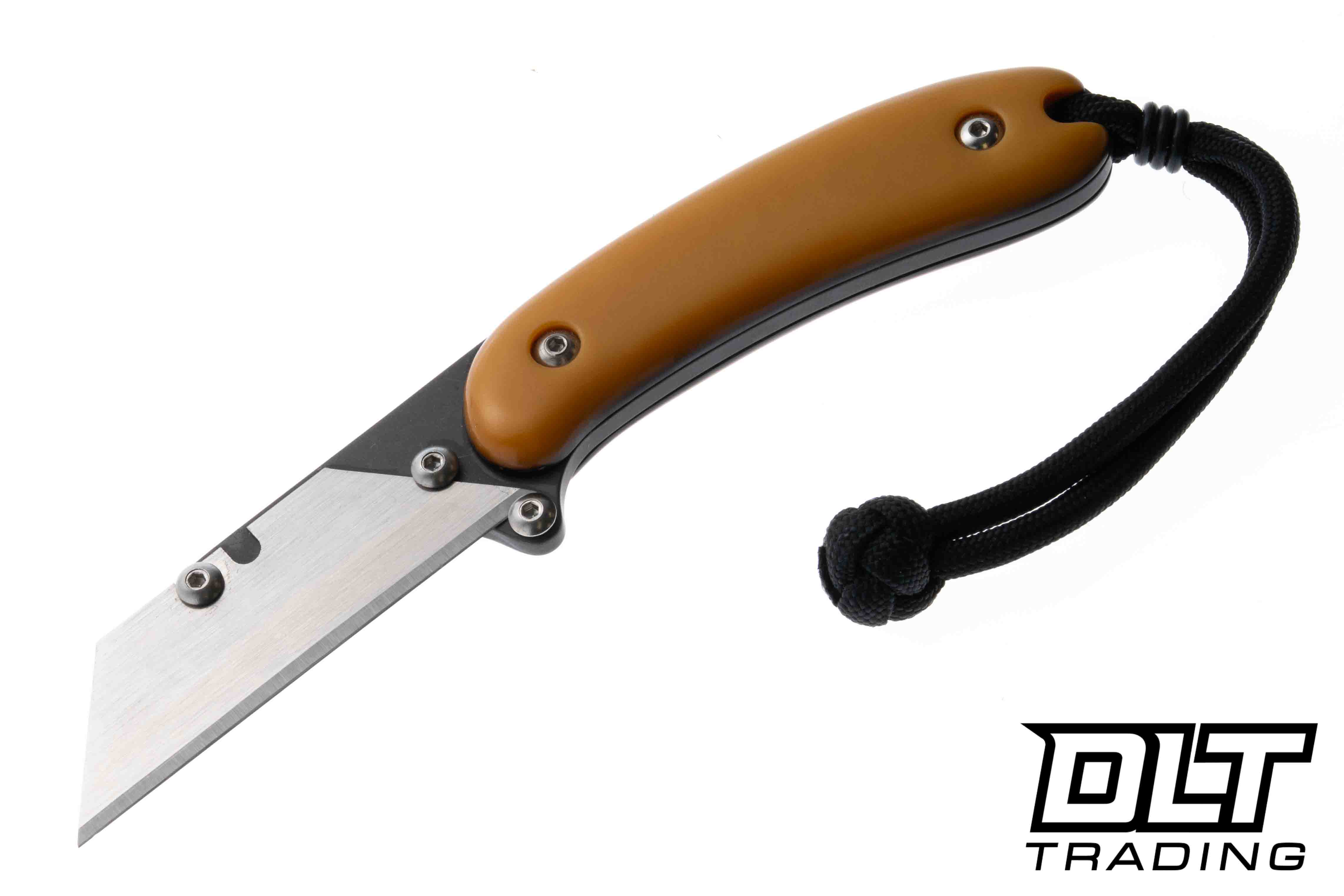 Banzelcroft MEK - Vintage Butterscotch Paper Micarta - Black Liner