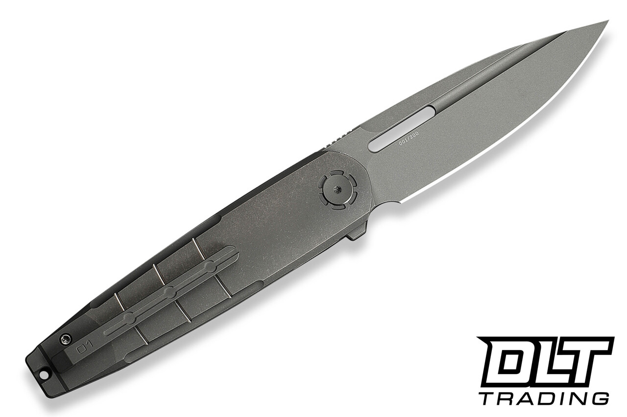 WE Knife 24046-2 Hull - Gray Titanium - Drop Point Stonewashed