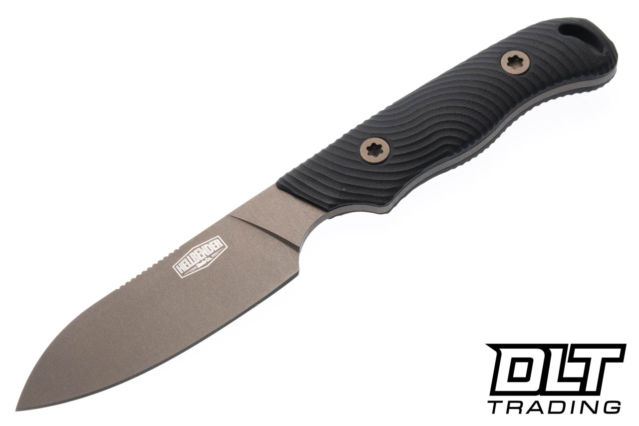 Hellbender Ranch Hand - Black Micarta - Black Gold Cerakote