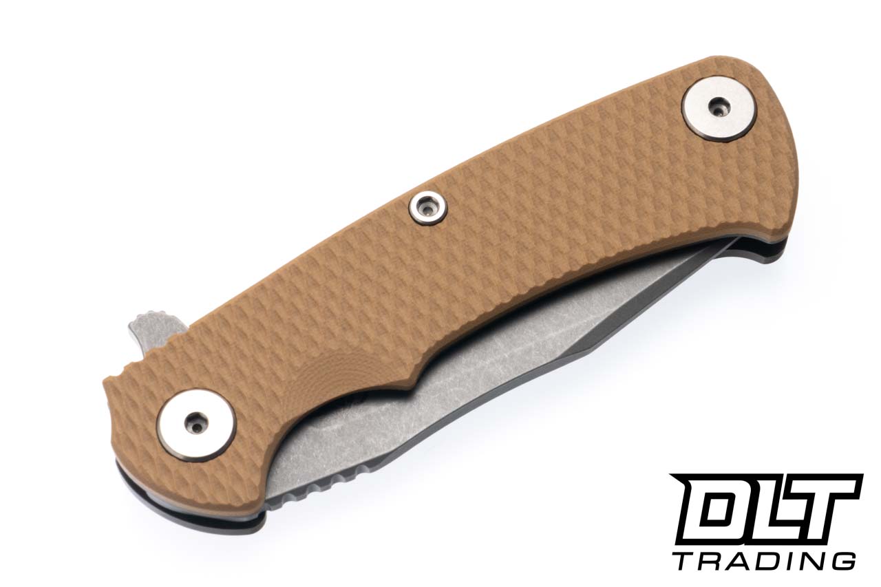 Hinderer Project X Clip Point S45VN - Battle Bronze Anodized