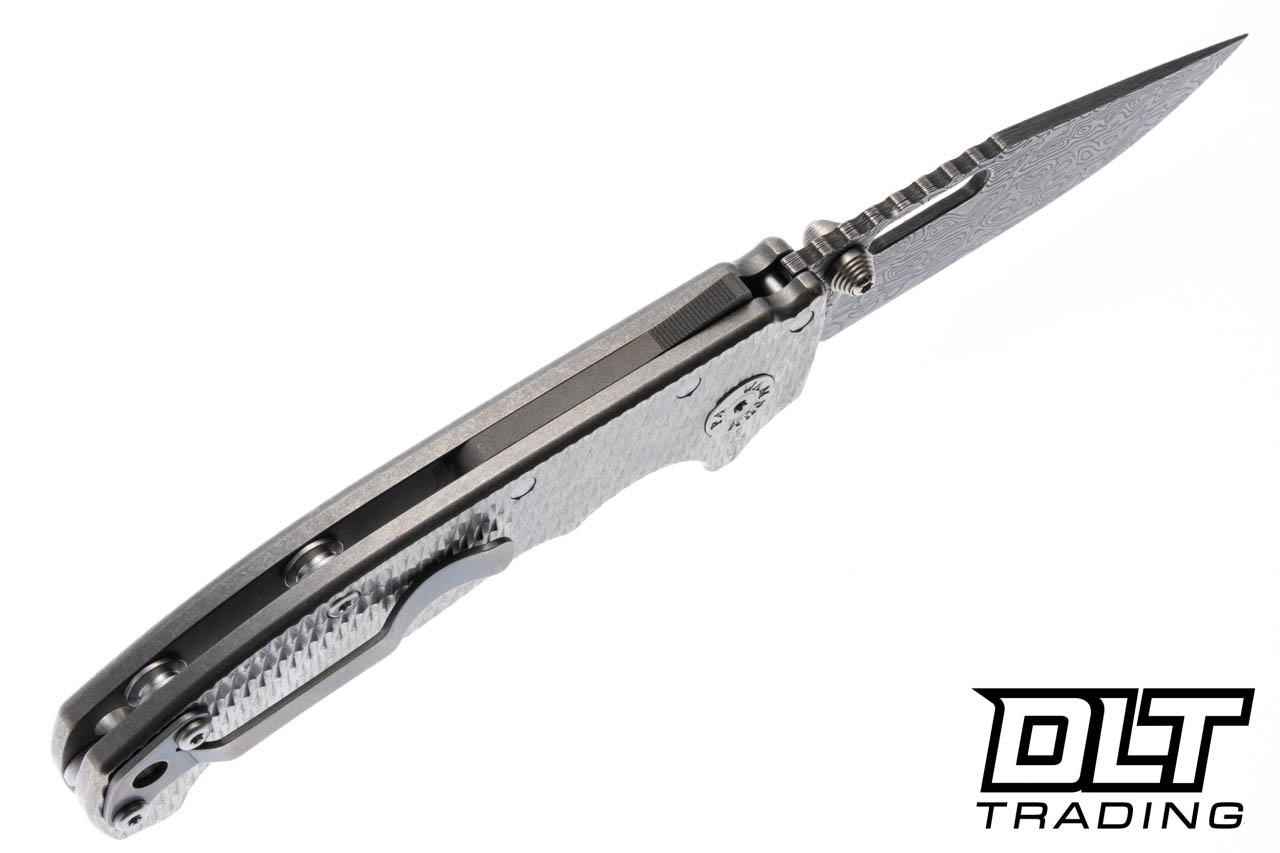 Demko AD20I Slim Damasteel - Yggdrasil Slotted Clip Point