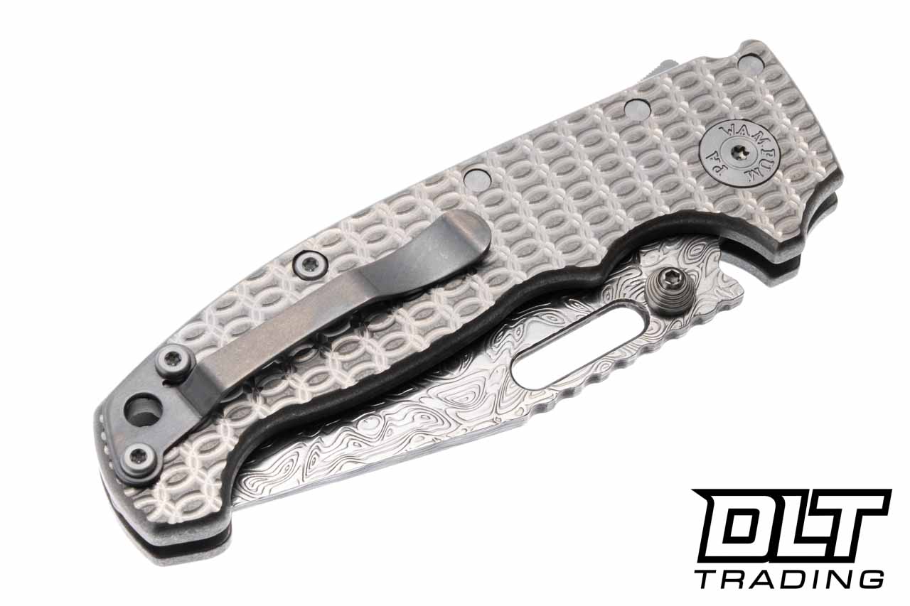 Demko AD20I Slim Damasteel - Yggdrasil Slotted Clip Point