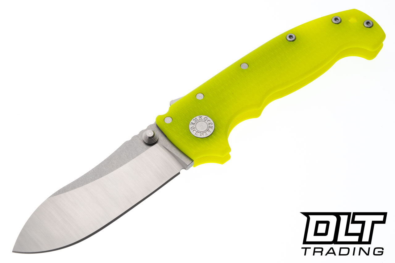 Demko AD20 Butcher MagnaCut - Stonewashed - Two Tone Dayglow G-10