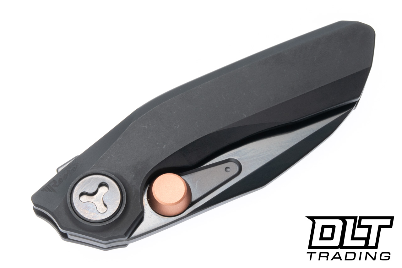 Reate Vulpex VK-FROK Elmax Satin Black DLC Blade - Black PVD
