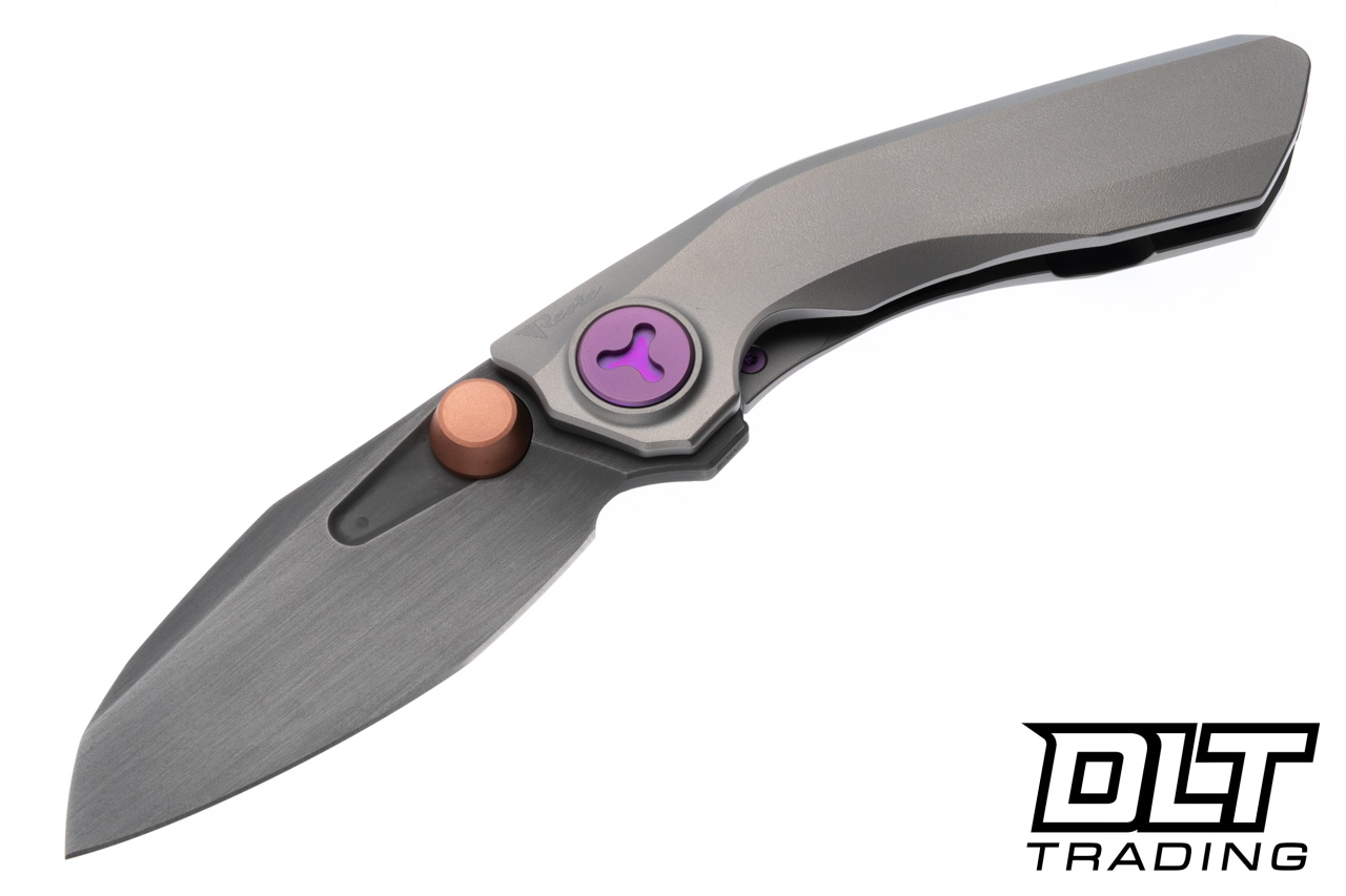 Reate Vulpex VK-FROK Elmax Hand Rubbed Acid Wash Blade - Wire