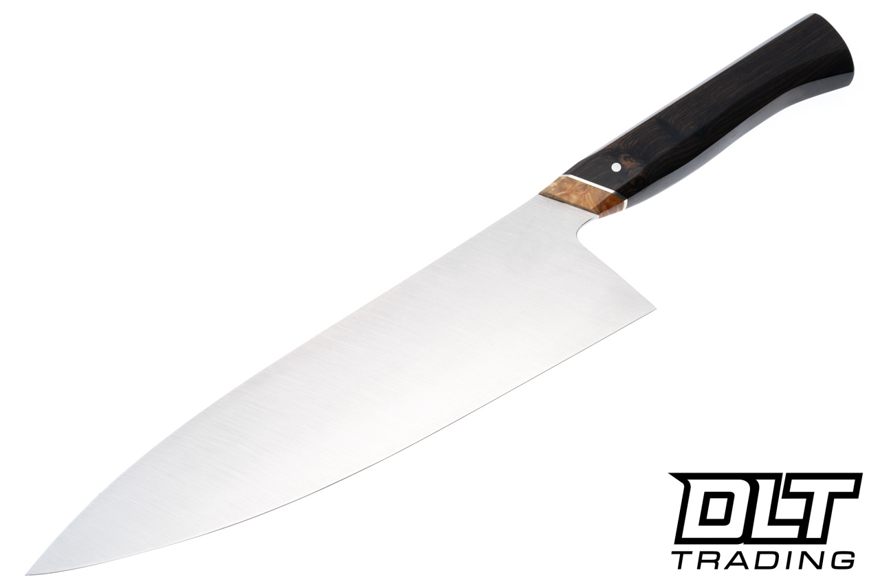 Rhymer Knives Western Chef Nitro-V - African Blackwood & Box Elder