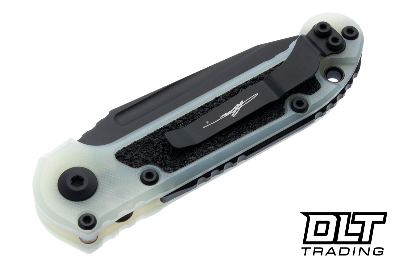 Microtech LUDT Gen III T/E - Jade G-10 - Black Blade - Signature