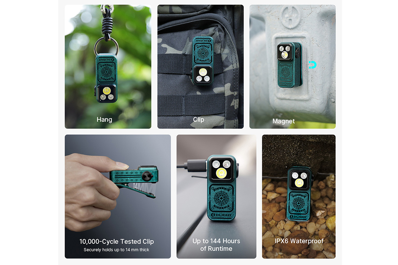 Olight Oclip Pro S Multifunctional EDC Clip Flashlight - Sunken