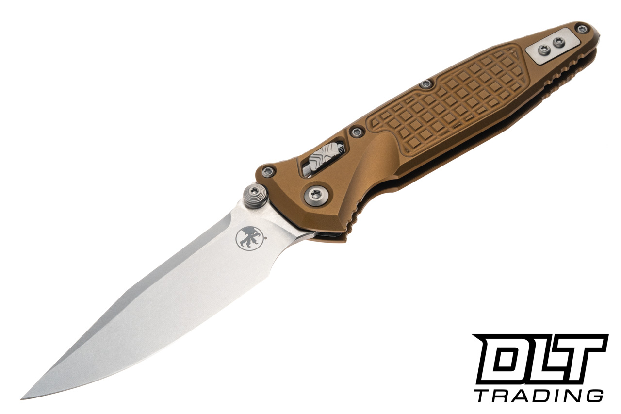 Microtech Socom Ram-Lok - Tan Frag Handle - Stonewashed Blade