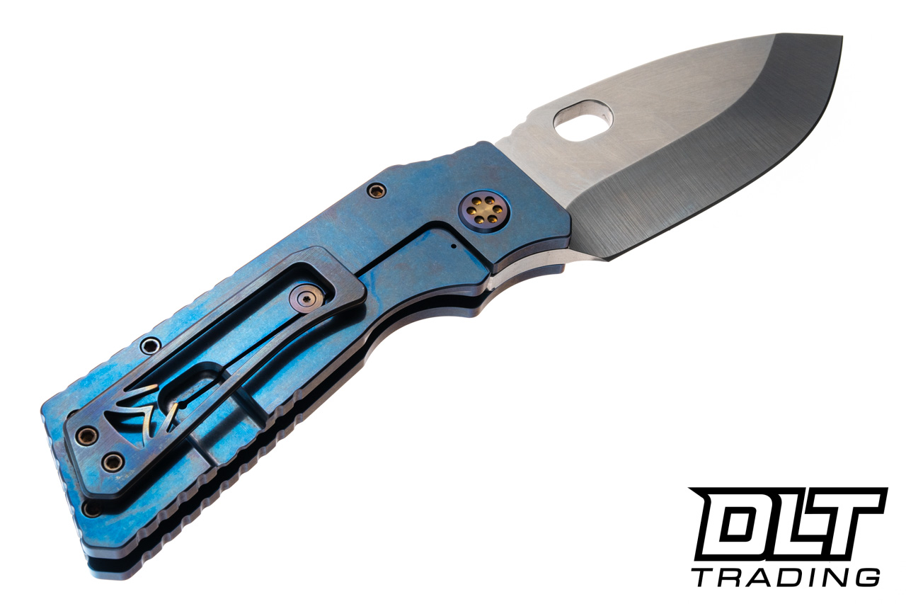 Medford TFF-1 Fat Daddy - Tumbled MagnaCut - Blue Titanium