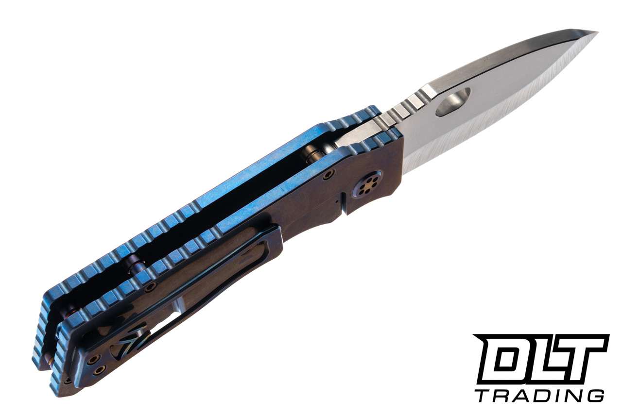 Medford TFF-1 Fat Daddy - Tumbled MagnaCut - Blue Titanium