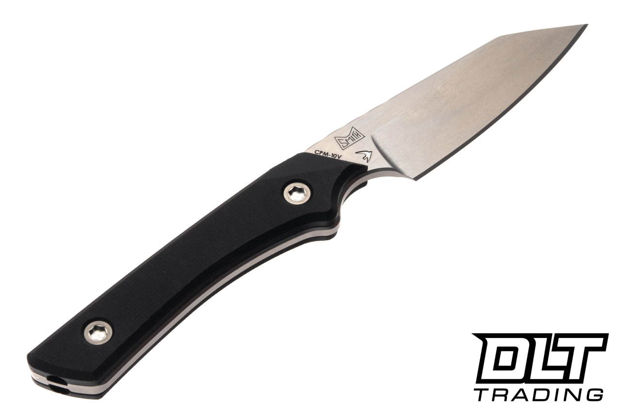 Lynch Northwest Swift Six - Double Black Micarta - Stonewashed CPM